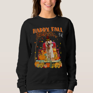 Sudadera Feliz otoño a todos los Golden Retriever en la cal