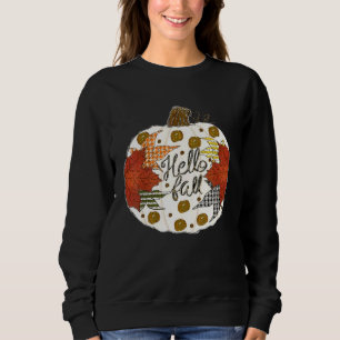 Sudadera Feliz Otoño Todos Cae Hoja de Arce Calabaza Otoño