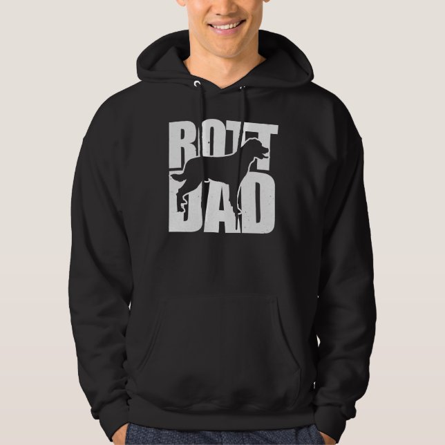 Sudadera Feliz padre de Rottweiler (Anverso)