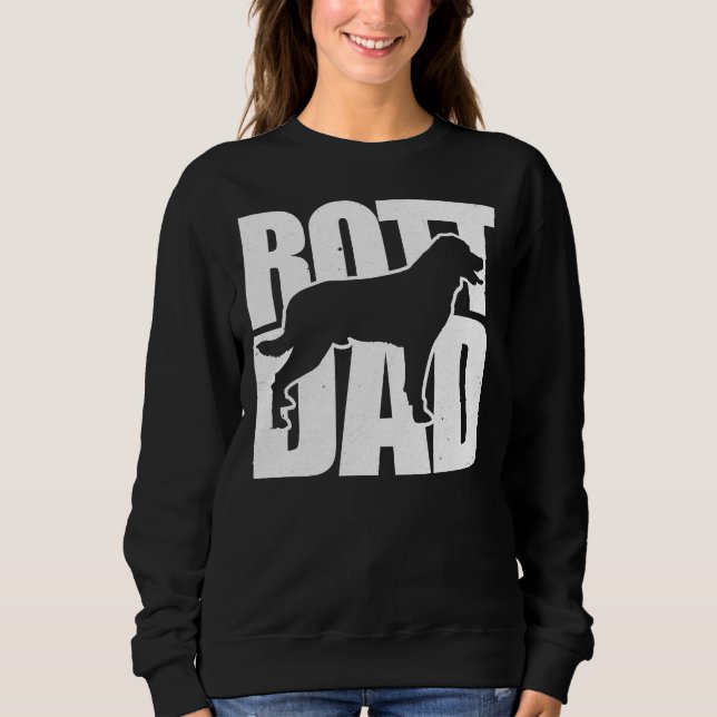 Sudadera Feliz padre de Rottweiler (Anverso)