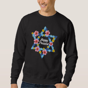Sudadera Feliz Pascua 2022 Estrella De David Pesach Judío M