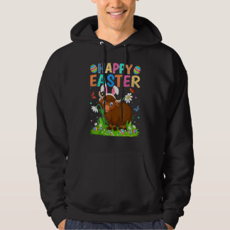 Sudadera Feliz Pascua Conejo Huevo Gracioso Búfalo Domingo