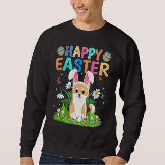 Sudadera Feliz Pascua de Abundantes Conejillos Graciosos Ak
