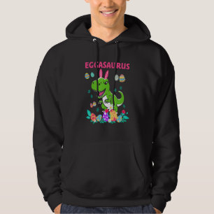 Sudadera Feliz Pascua Gasauro Dino Comer Todo El Huevo Frit