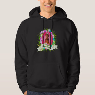 Sudadera Feliz Pascua Irlandés Setter con huevos de oreja c