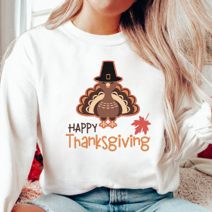 Sudadera Feliz peregrino de acción de gracias Turquía