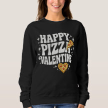Feliz Pizza San Valentín Diseño Divertido de Pizza