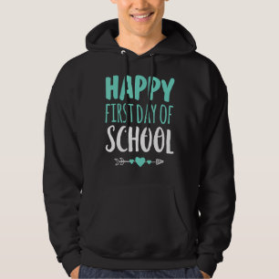 Sudadera Feliz Primer Día De La Escuela De Vuelta A La Escu