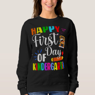 Sudadera Feliz Primer Día De La Escuela Infantil Aquí Vengo
