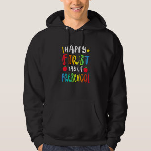 Sudadera Feliz Primer Día De Preescolar De vuelta a la esc