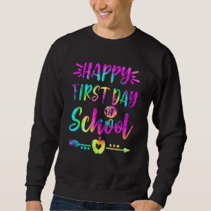Sudadera Feliz Primer Día Del Colegio, Estudiantes De Tye Y