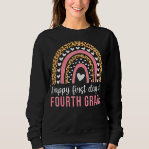 Sudadera Feliz Primer Día Del Colegio Hola Boho De Cuarto G