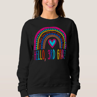 Sudadera Feliz Primer Día Del Colegio Hola Profesor De 3er 