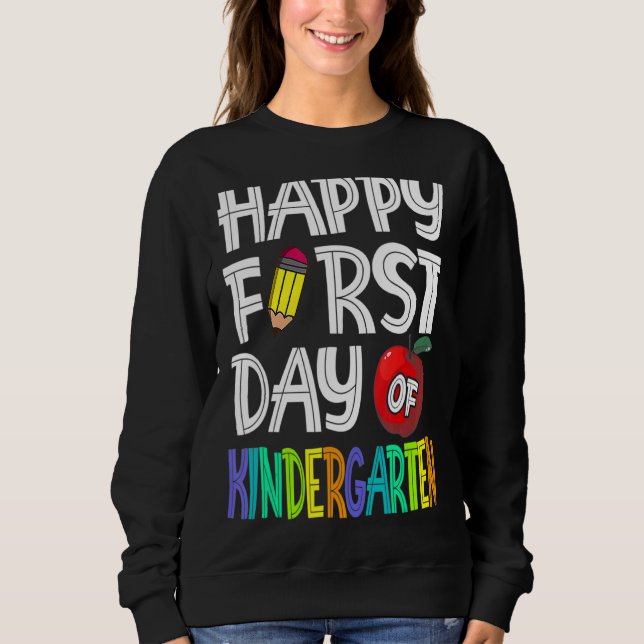 Sudadera Feliz Primer Día Del Profesor De La Escuela Primar (Anverso)