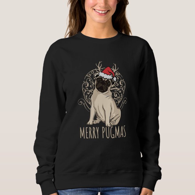 Sudadera Feliz Pugmas (Anverso)