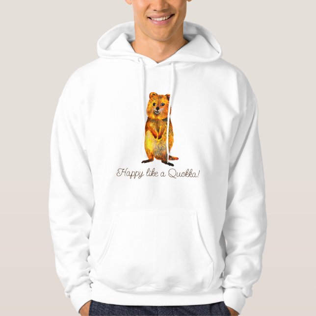 Sudadera Feliz Quokka (Anverso)