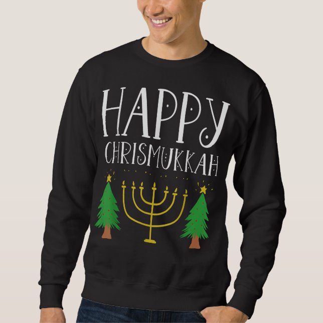 Sudadera Feliz regalo de feriado a los Navidades Hanukkah (Anverso)