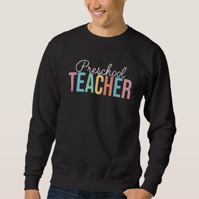 Sudadera Feliz Regreso A La Escuela De Profesoras De Preesc (Anverso)