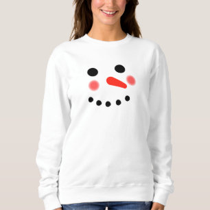 Sudadera Feliz rostro de Snowman