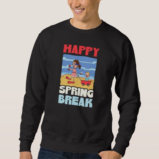 Sudadera Feliz salto de primavera (Anverso)