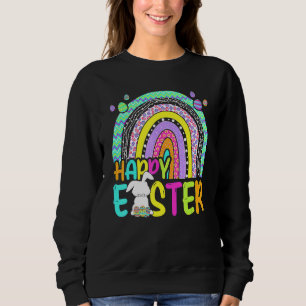 Sudadera Feliz Semana Santa Conejo de Araña Conejo de Pascu