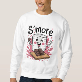 Sudadera Feliz S'more Connoisseur con chocolate