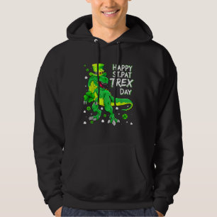 Sudadera Feliz St Pat T Rex Día de San Patricio Niños I