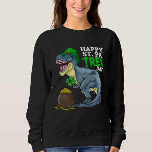 Sudadera Feliz St PaTRex Dinosaurio San Patricio Día Chicos