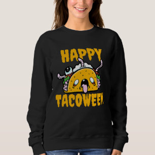 Sudadera Feliz Tacoween Zombie Taco Disfraz de Halloween Ta