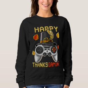 Sudadera Feliz Thanksgame Cute Video Game Controller