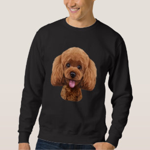 Sudadera Feliz Toy Poodle Dog Cara sonriente