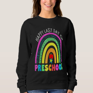 Sudadera Feliz último día de clases preescolares de maestro