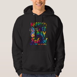 Sudadera Feliz Último Día De Colegio Ayudante Principal, Ti