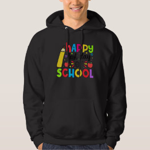 Sudadera Feliz Último Día De Estudiantes Y Maestros 1