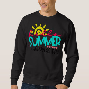 Sudadera Feliz Último Día De Estudiantes Y Maestros 3