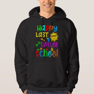 Sudadera Feliz Último Día De Graduación Escolar De Estudian