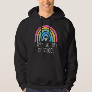 Sudadera Feliz Último Día De Graduación Escolar De Estudian