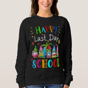Sudadera Feliz Último Día De Graduación Escolar De Estudian