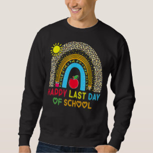 Sudadera Feliz Último Día De Graduación Escolar De Estudian