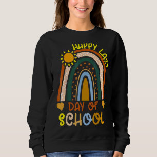 Sudadera Feliz Último Día De Graduación Escolar De Estudian