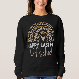 Sudadera Feliz Último Día De Graduación Escolar De Estudian