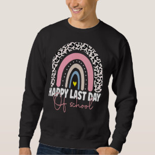 Sudadera Feliz Último Día De Graduación Escolar De Estudian
