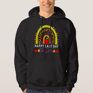 Sudadera Feliz Último Día De Graduación Escolar De Estudian
