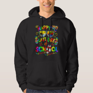 Sudadera Feliz Último Día De Graduación Escolar De Estudian