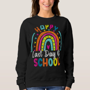 Sudadera Feliz Último Día De Graduación Escolar De Estudian