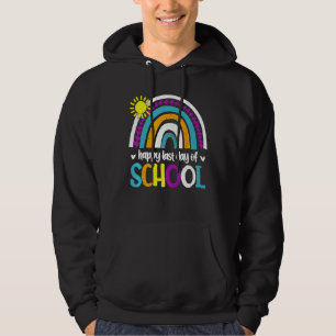 Sudadera Feliz Último Día De Graduación Escolar De Estudian