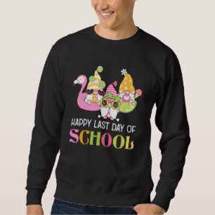 Sudadera Feliz Último Día De Graduación Escolar De Estudian