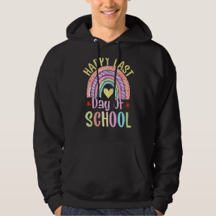 Sudadera Feliz Último Día De Graduación Escolar De Estudian