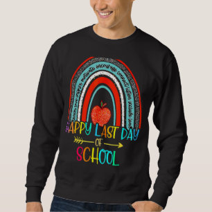 Sudadera Feliz Último Día De Graduación Escolar De Estudian