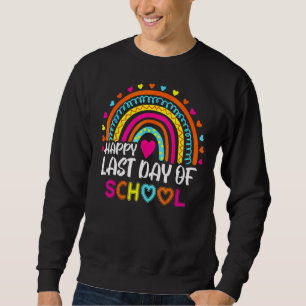 Sudadera Feliz Último Día De Graduación Escolar De Estudian